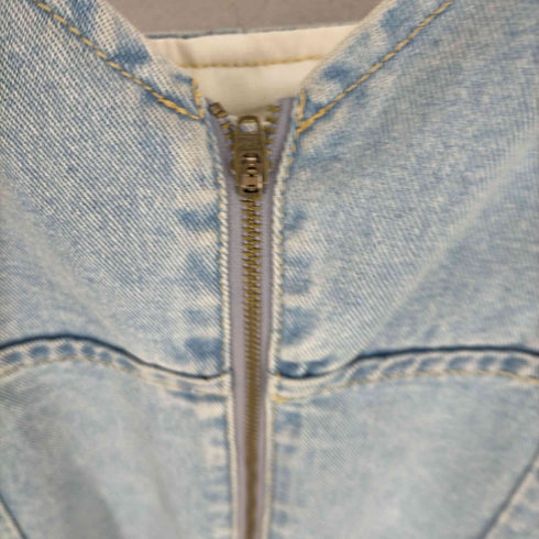アダムエロペ Adam et Rope 23SS デニムサロペットスカート レディース FREE