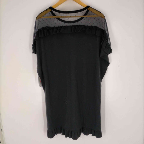 レッドヴァレンティノ RED VALENTINO チュールドット切替ワンピース レディース XL