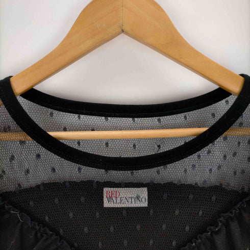 レッドヴァレンティノ RED VALENTINO チュールドット切替ワンピース レディース XL