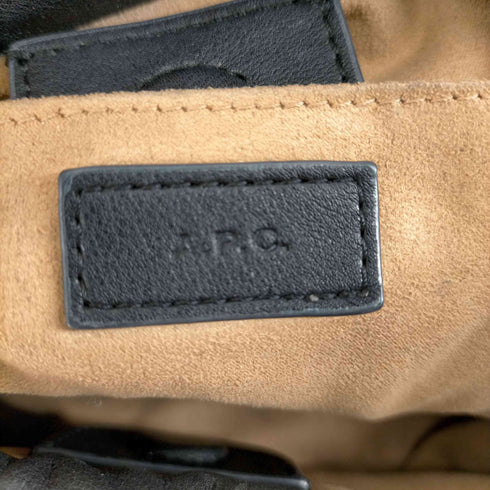 アーペーセー A.P.C. レザー巾着バッグ レディース