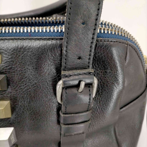 ディーゼルインダストリー Diesel Industry スタッズレザーショルダーバッグ メンズ