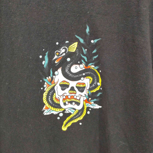 5boro 両面スカル プリントTシャツ メンズ import:XL