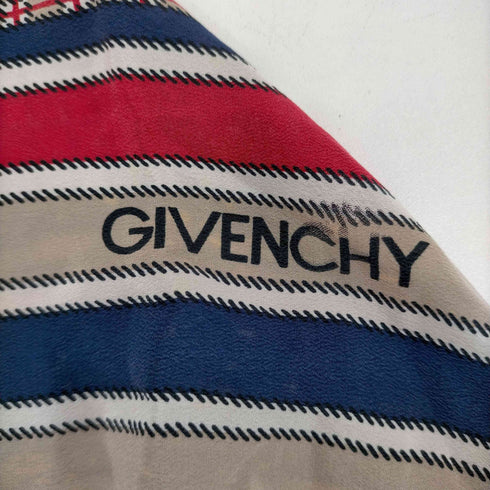 ジバンシィ GIVENCHY 総柄シルクスカーフ メンズ