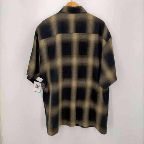 キャルトップ CALTOP USA製 オンブレチェック S/Sシャツ メンズ 2XL