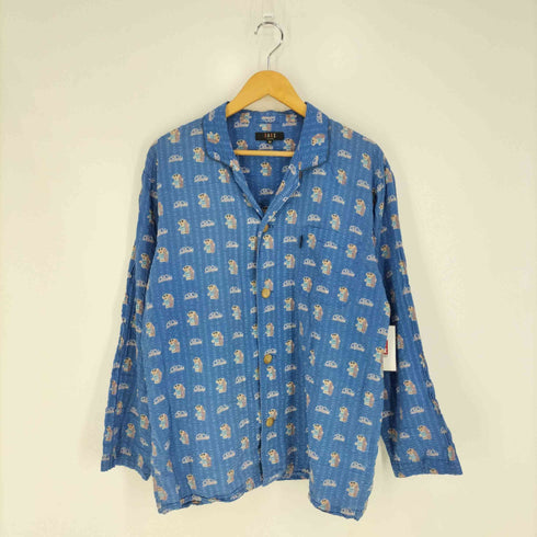 ダックスロンドン DAKS LONDON 犬柄 パジャマシャツ パジャマパンツ セットアップ メンズ M