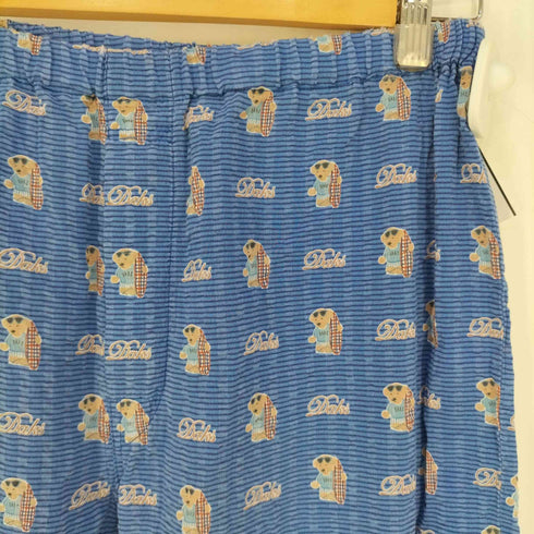 ダックスロンドン DAKS LONDON 犬柄 パジャマシャツ パジャマパンツ セットアップ メンズ M