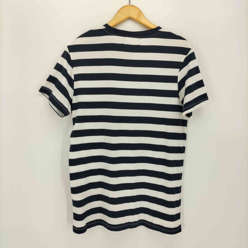 フレッドペリー FRED PERRY STRIPED PANEL RINGER T-SHIRT ボーダー クルーネック S/S Tシャツ メンズ import:M