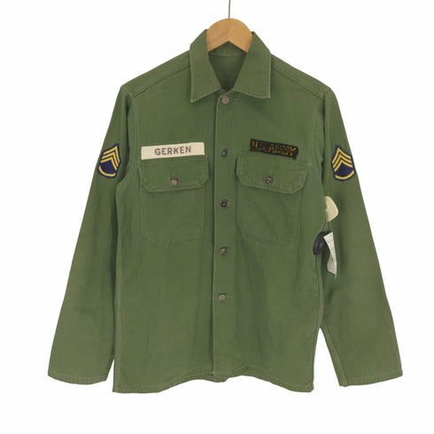 ユーエスアーミー US ARMY 40-50s 13Star Button Utility Shirt 13スター ボタン ユーティリティ シャツ メンズ SMALL