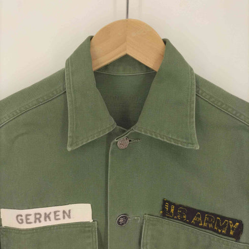 ユーエスアーミー US ARMY 40-50s 13Star Button Utility Shirt 13スター ボタン ユーティリティ シャツ メンズ SMALL