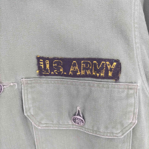 ユーエスアーミー US ARMY 40-50s 13Star Button Utility Shirt 13スター ボタン ユーティリティ シャツ メンズ SMALL