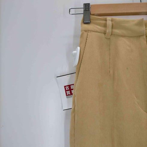 クラネ CLANE CORDUROY BELL BUTTOM PANTS レディース 0