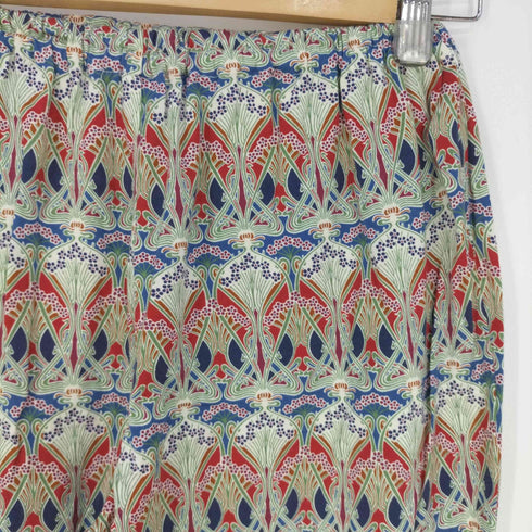 リバティ LIBERTY FABRIC 総柄 パジャマシャツ パジャマパンツ セットアップ レディース M