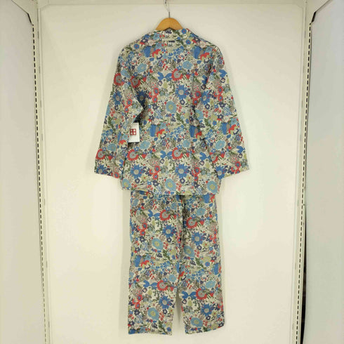 リバティ LIBERTY FABRIC 花柄 パジャマシャツ パジャマパンツ セットアップ レディース M