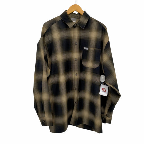 キャルトップ CALTOP USA製 オンブレチェック L/Sシャツ メンズ import:XL