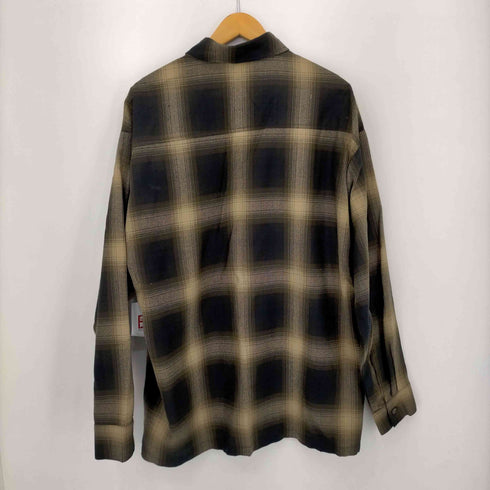 キャルトップ CALTOP USA製 オンブレチェック L/Sシャツ メンズ import:XL