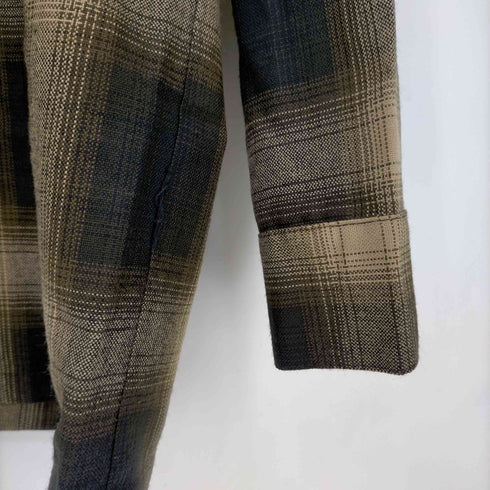 キャルトップ CALTOP USA製 オンブレチェック L/Sシャツ メンズ import:XL