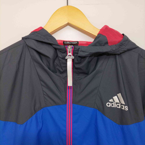 アディダス adidas CLIMAPROOF フーデッド ジップアップ ウィンドブレーカー メンズ JPN:L