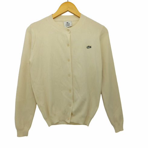 ラコステライブ Lacoste Live ワンポイントロゴ ニットカーディガン レディース import:M
