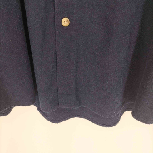 ATLAS FOR MEN コットン L/S バンドカラー ポケット シャツ メンズ import:XL