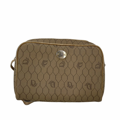 クリスチャンディオール Christian Dior ハニカム PVC レザーショルダーバック レディース