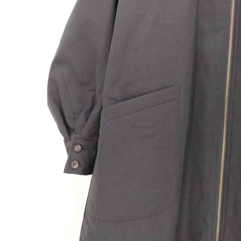 モチ Mochi finx gabardine coat 襟ボア 裏地キルティング ロング ジャケット レディース 1