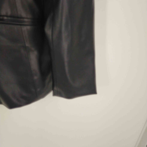 ザラ ZARA レザーテーラードジャケット レディース import:L