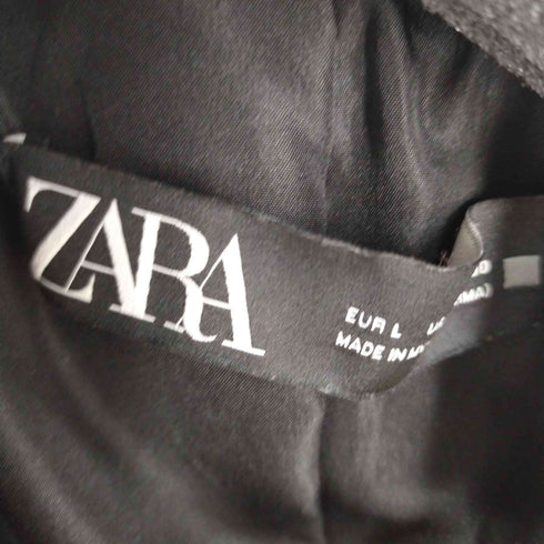 ザラ ZARA レザーテーラードジャケット レディース import:L