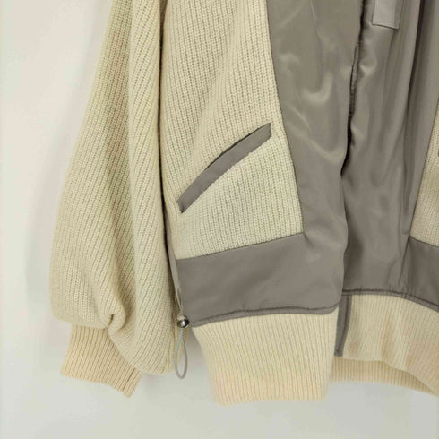 マーシャル テル MARECHAL TERRE ニット ドッキング ミリタリー ブルゾン ジャケット レディース JPN:2