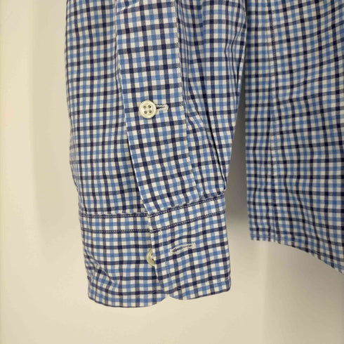 ラルフローレン RALPH LAUREN classic fit コットンリネンボタンダウンシャツ メンズ import:M