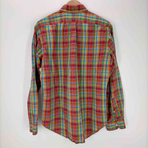 ラルフローレン RALPH LAUREN チャック柄ボタンダウンシャツ メンズ import:L