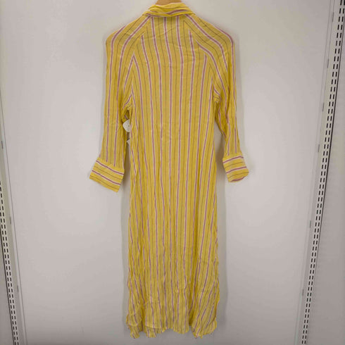 ザラ ZARA ストライプシャツワンピース レディース import:S