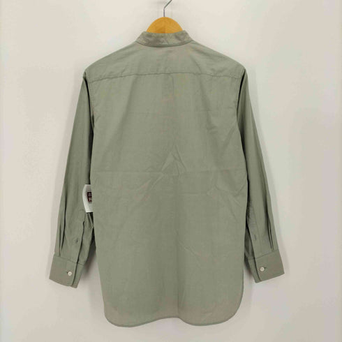 オーラリー AURALEE 20SS WASHED FINX TWILL SHIRTS スタンドカラー シャツ メンズ JPN:0