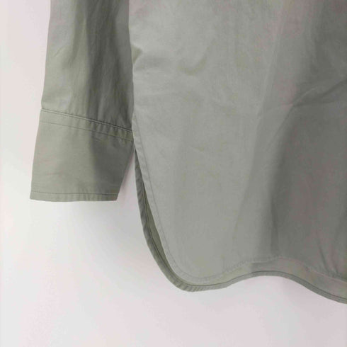 オーラリー AURALEE 20SS WASHED FINX TWILL SHIRTS スタンドカラー シャツ メンズ JPN:0