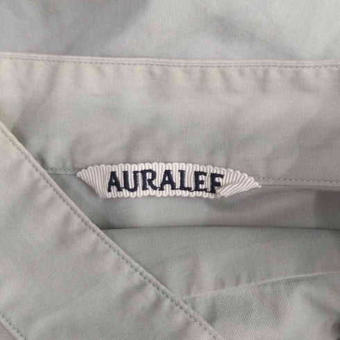 オーラリー AURALEE 20SS WASHED FINX TWILL SHIRTS スタンドカラー シャツ メンズ JPN:0