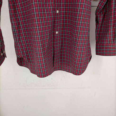 ラルフローレン RALPH LAUREN STRETCH POPLIN チェック柄 オックスフォードシャツ メンズ 15 32-33