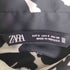 ザラ ZARA 総柄 L/S サテン シアー シャツ レディース import:S