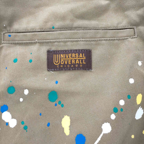ユニバーサルプロダクツ UNIVERSAL PRODUCTS 別注 HAND PAINT WIDE TROUSERS メンズ JPN:L