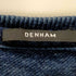 デンハム DENHAM インディゴ ラグランスリーブクルーネックスウェット メンズ JPN:2