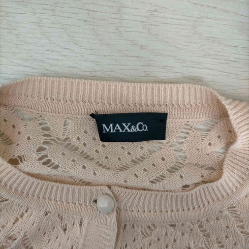 マックスアンドコー MAX & CO. レース切替カーディガン レディース