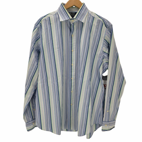 ポロバイラルフローレン Polo by RALPH LAUREN L/S REGENT ウィングカラーストライプシャツ メンズ JPN:L