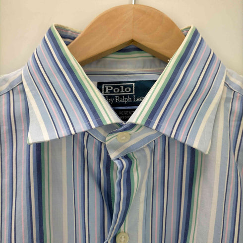 ポロバイラルフローレン Polo by RALPH LAUREN L/S REGENT ウィングカラーストライプシャツ メンズ JPN:L