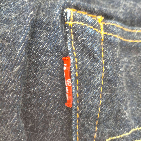 リーバイス Levis 00S 501XX 隠しリベット セルビッジ Vステッチ BIGE 日本製復刻デニムパンツ 濃紺 メンズ W34