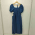 マウジー moussy 2022SS CRAPE FLARE DRESS スクエアネック ワンピース レディース 2