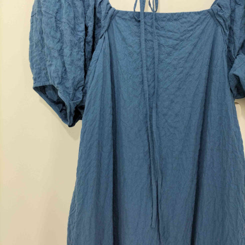マウジー moussy 2022SS CRAPE FLARE DRESS スクエアネック ワンピース レディース 2