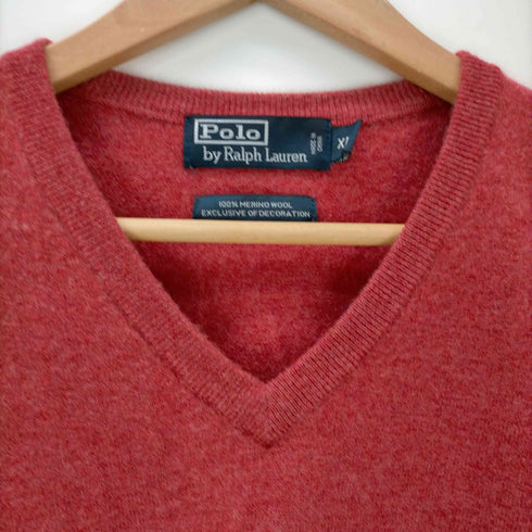 ポロバイラルフローレン Polo by RALPH LAUREN L/S スモールポニー刺繍ウールVネックニット メンズ JPN:XL