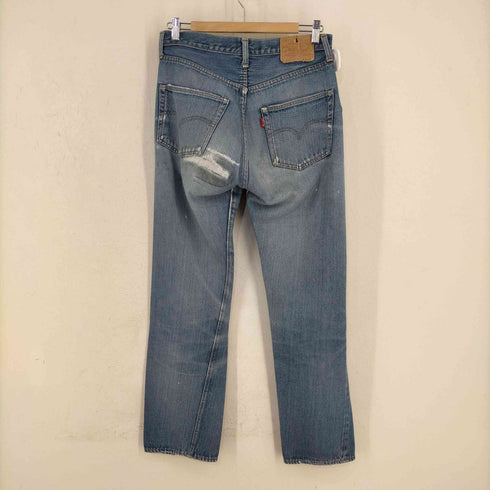 リーバイス Levis USA製 ボタン裏6刻印 66前期 501 74年9月製 赤耳 バックポケット裏シングル コインポケット裏チェーン デニムパンツ メンズ 32inch