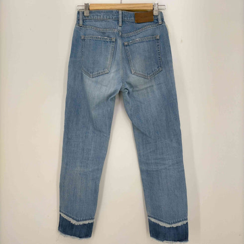 クラネ CLANE カットオフ フリンジデニムパンツ レディース US:24
