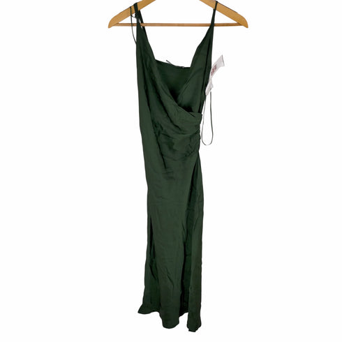 ザラ ZARA 21SS draped lingerie style dress green レディース JPN:XS