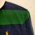 ポロラルフローレン POLO RALPH LAUREN ポニー刺繍 太ボーダー長袖ラガーシャツ メンズ import:XL