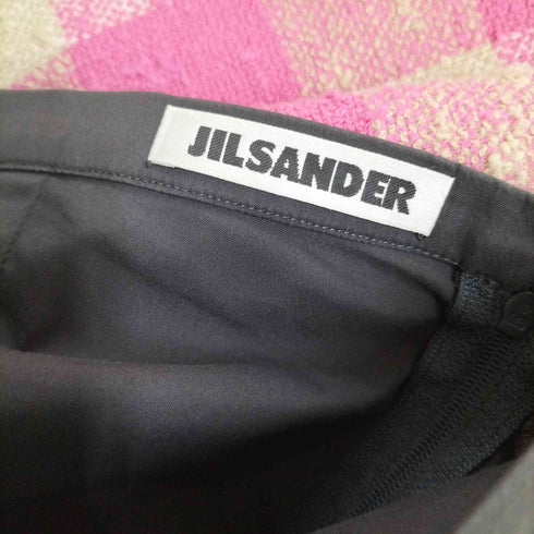 ジルサンダー JIL SANDER イタリア製 コットンナイロン タイトロングスカート レディース 36